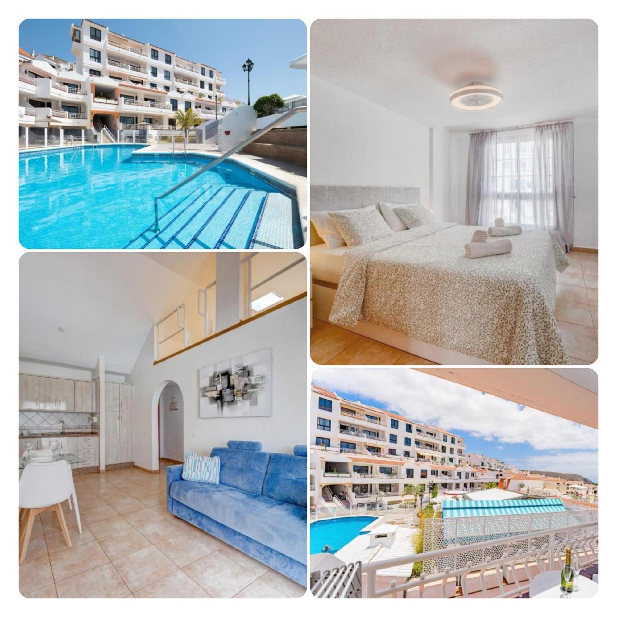Pretty 1B Apartment In Diamantes 2, Heated Pool Los Cristianos  Exteriér fotografie